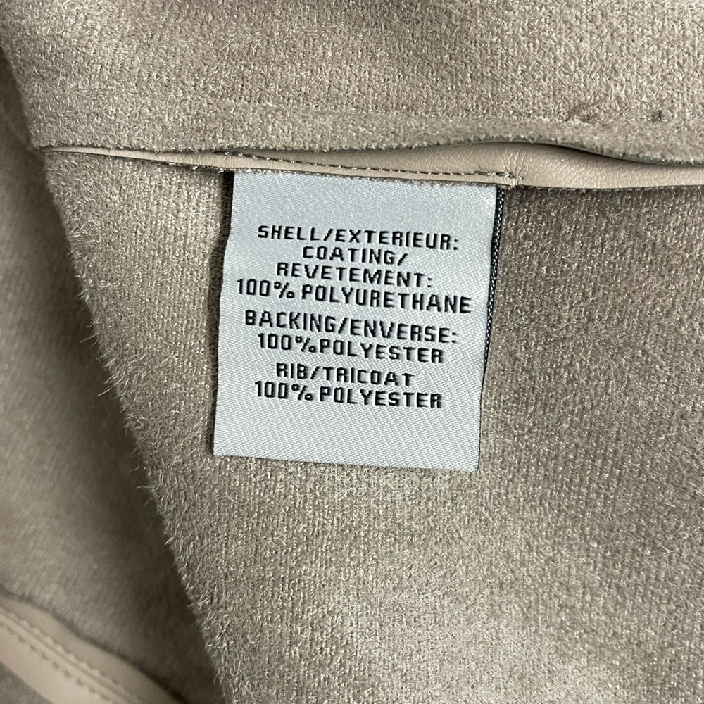 Bagatelle Drape Faux Leather & Faux Suede Jacket - Picture 7 of 9